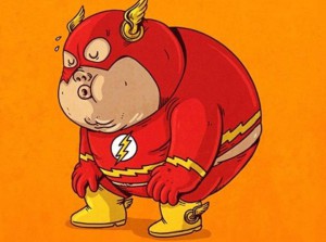 Flash-Fat-Superhero-Dc-Comics-Cartoon-Wallpaper-For-Desktop