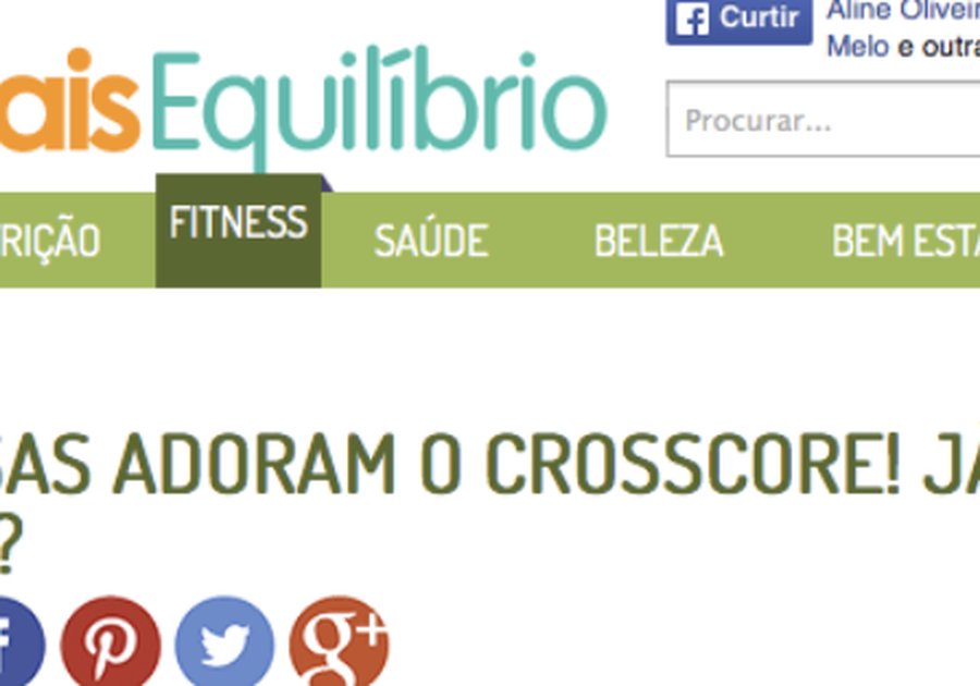 Mais Equilíbrio – CrossCore
