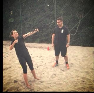 Fernanda Souza aposta no CrossCore com o personal Bruno d'Orleans